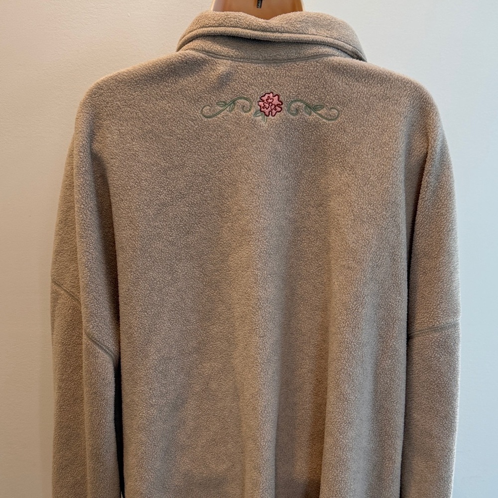 Disney Tan Teddy Jacket with Embroidered Characters Vintage Button Up Size 3X? - Picture 5 of 9
